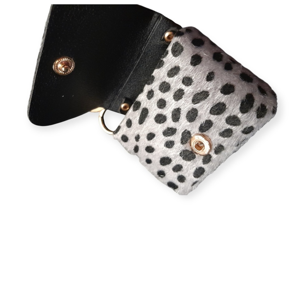 Bundle Leopard Print Mini Handbag Keychain Trio -… - image 3